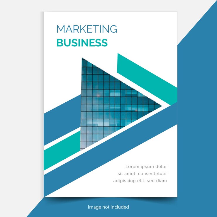 Cover design for corporate business annual report cover brochure cover page