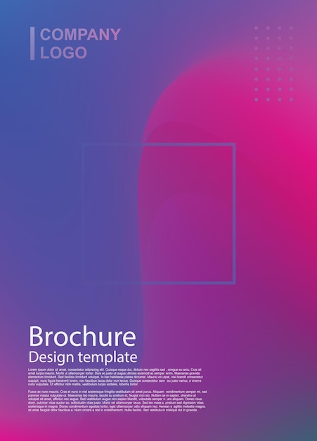 Cover design template for brochure annual report magazine poster minimal abstract cover design