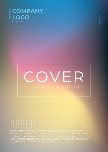 Vector cover design template water color background for brochure annual report magazine poster