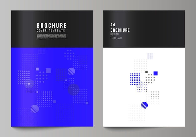 Vector cover design with abstract geometric minimal composition