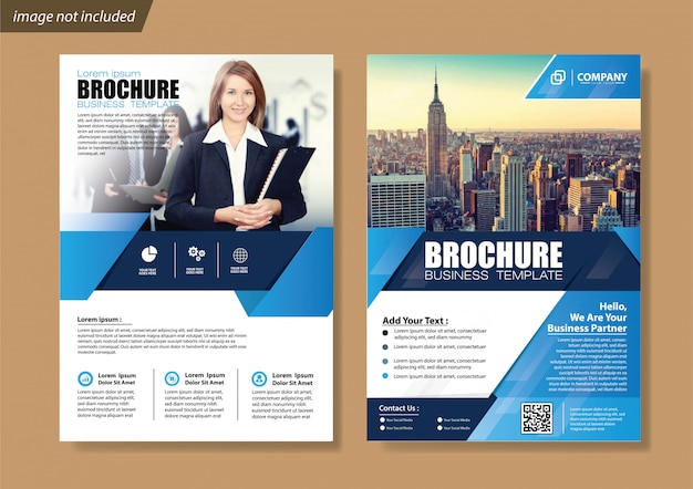 Cover Flyer and brochure business template for annual report