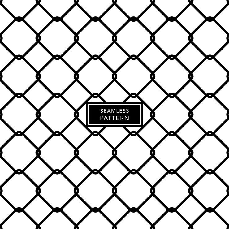 Vector cover template design with black and white geometric pattern