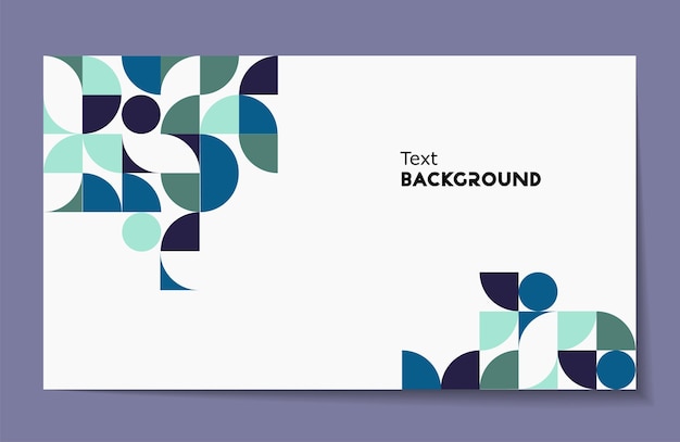 Cover template with geometric background Background for the banner Vector