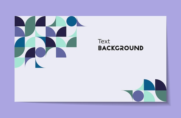 Cover template with geometric background Background for the banner Vector