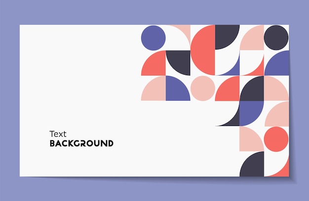 Cover template with geometric background. Background for the banner. Vector