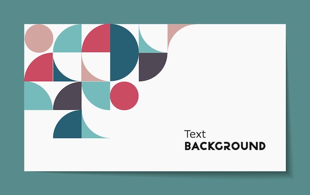 Cover template with geometric background. Background for the banner. Vector