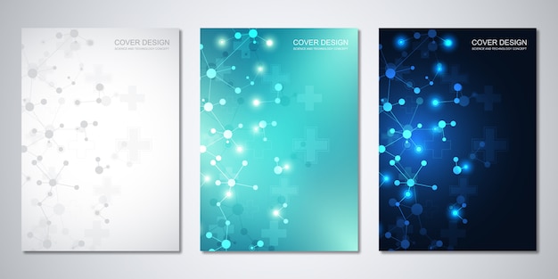 Cover template, with molecules background and neural network