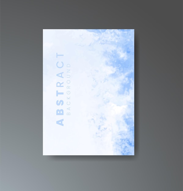 ベクトル 水彩色の背景のカバーテンプレート カバー日付のポストカードのバナーロゴのデザイン