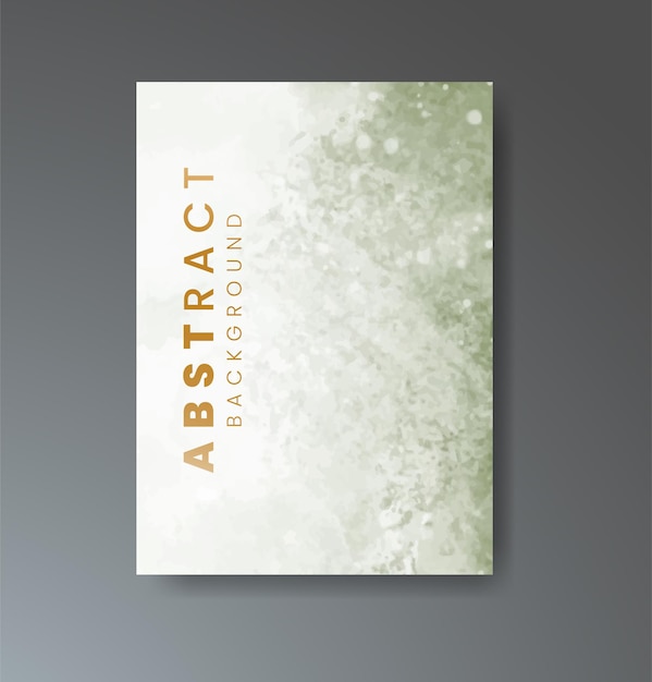 Шаблон обложки с акварельным фоном дизайн для логотипа баннера открытки с датой обложки