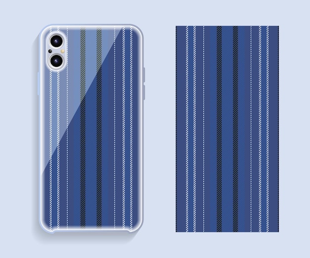 Coverontwerp voor mobiele telefoons. smartphone hoesje vector patroon.