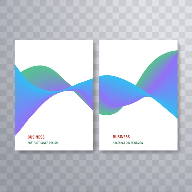 Covers wave modern cruve abstract composition poster.