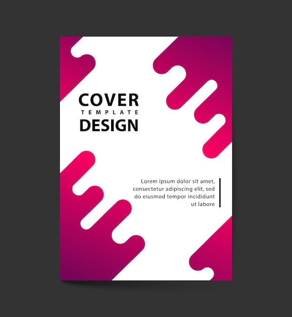 Vector covers with flat dynamic design geometric shapes dynamic wavy form with irregular parallel rounded lines in motion applicable for banners placards posters flyers and banner designs