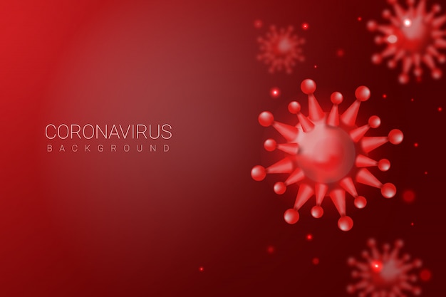 Covid-19 coronavirus disease background illustration