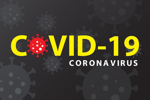 Vettore banner di epidemia di pandemia di coronavirus covid-19. rimanere a casa concetto di quarantena.