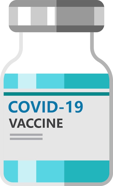covid19 coronavirus concept vaccine vial and syringe pandemic covid19 outbreak isolated icon