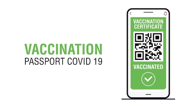 Covid19 immune passport app international digital vaccine certificate for free movement and travel