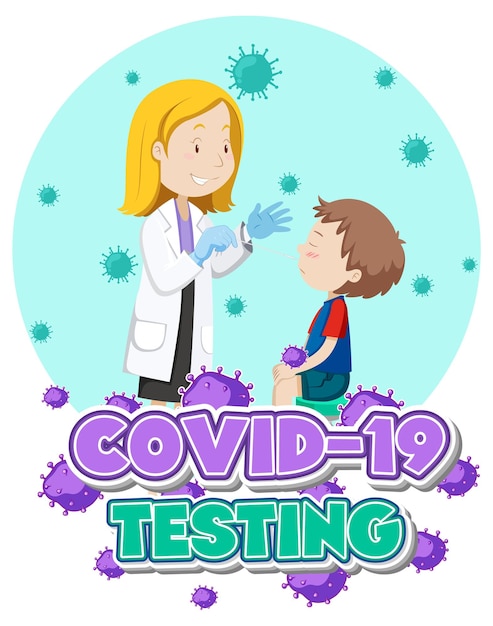 Test covid19 con kit per il test dell'antigene