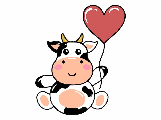 Cow animal cartoon