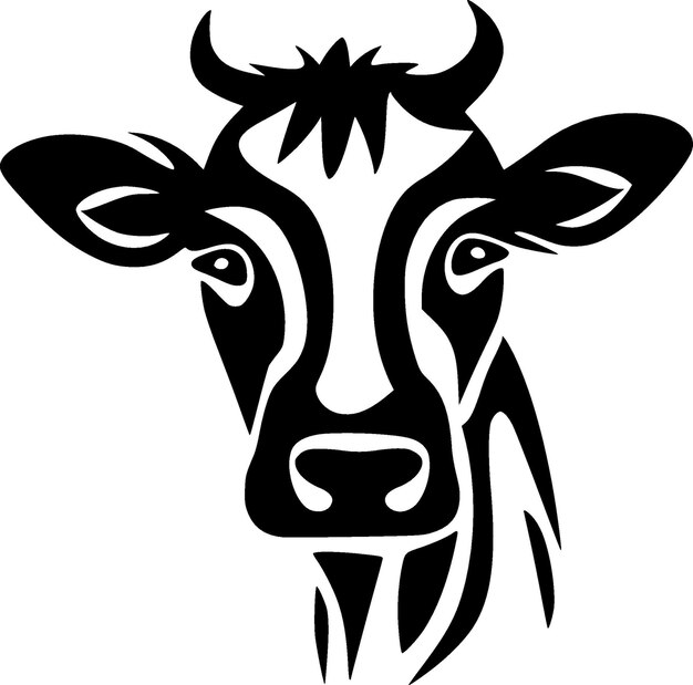 Высокое качество векторного логотипа Векторная иллюстрация идеально подходит для графики Tshirt Cow