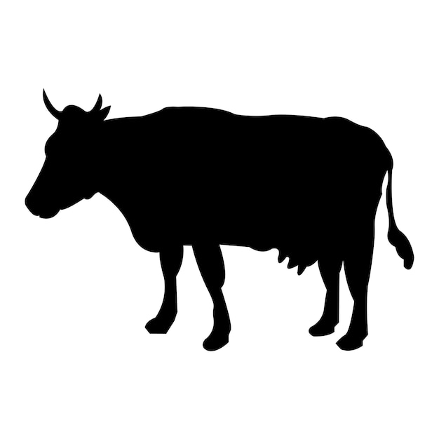 Cow icon logo vector design template