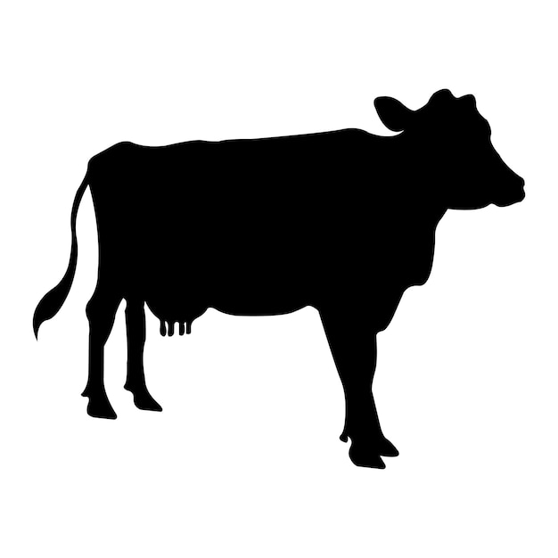 Cow icon logo vector design template