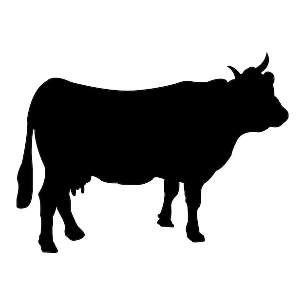 Cow icon logo vector design template