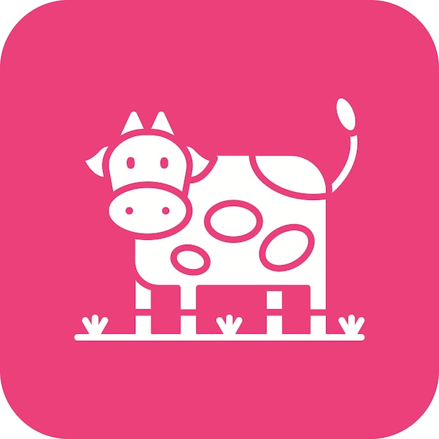 Cow icon vector image Can be used for Farming and Gardening