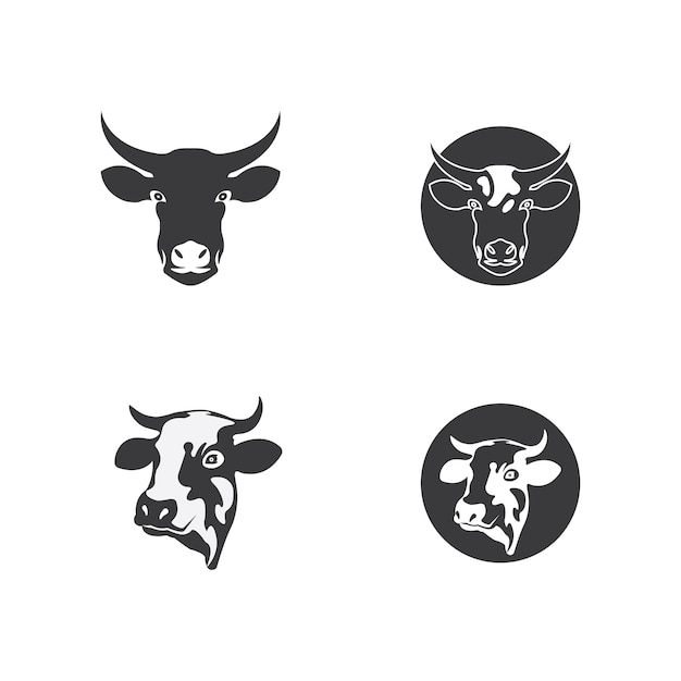 Vector cow icon