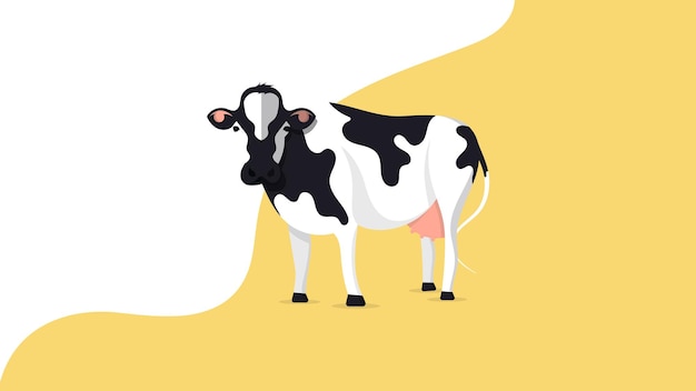 Корова иллюстрация