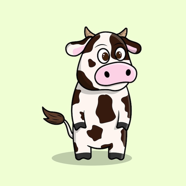 Cow the illustration