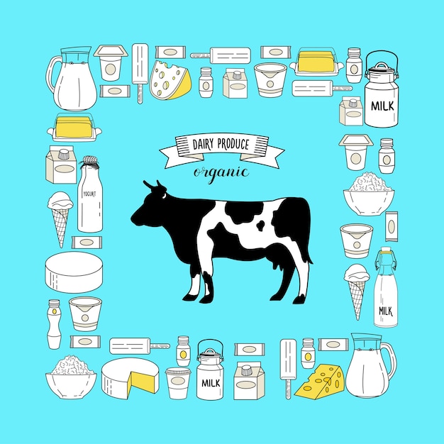 A cow and a larger range of healthy dairy products