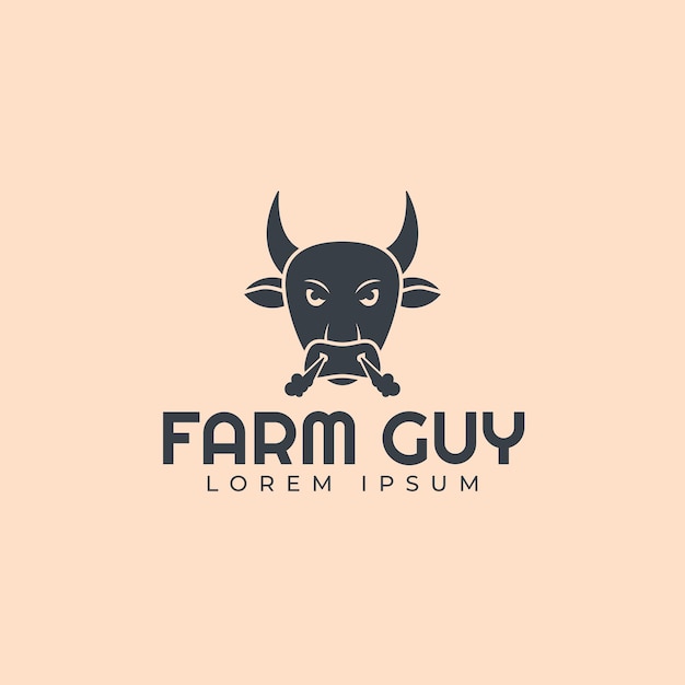 Cow Logo Illustration