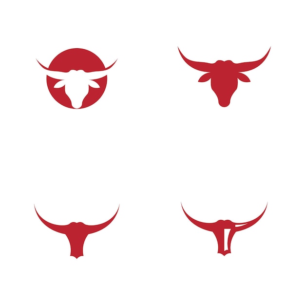 Cow Logo Template vector icon