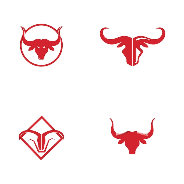 Cow Logo Template vector icon