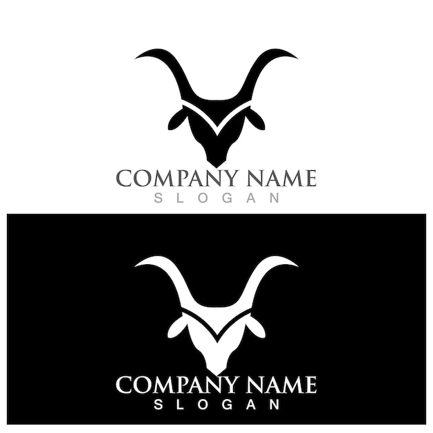 Cow Logo Template vector icon