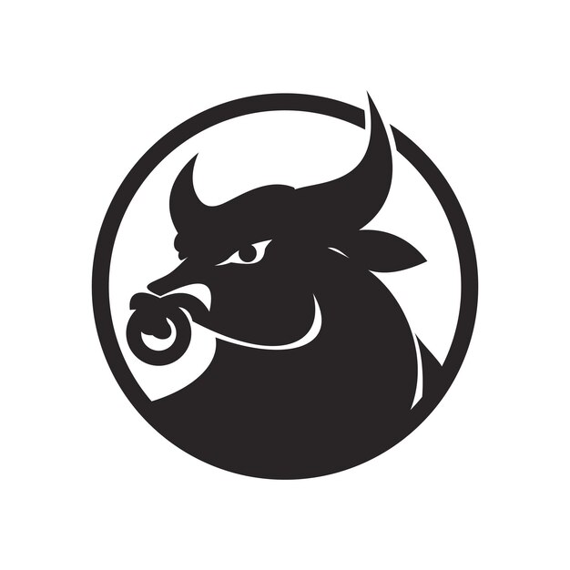 Cow Logo Template vector icon