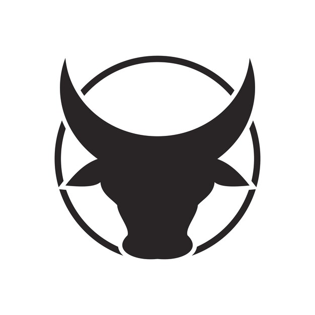 Cow Logo Template vector icon