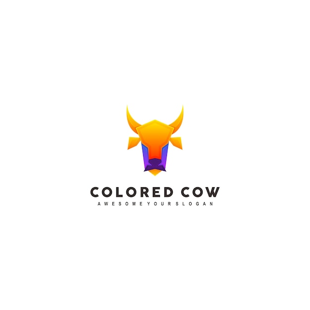 cow logo template