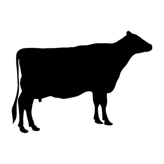 Cow silhouette or vector file