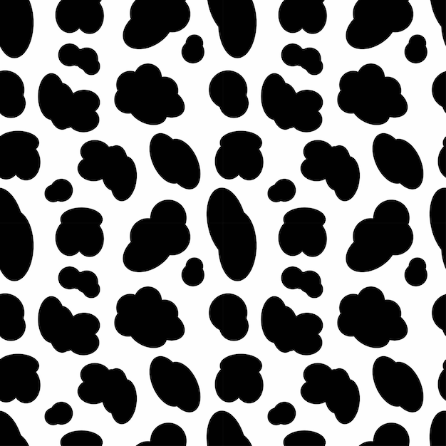 Cow skin seamless pattern