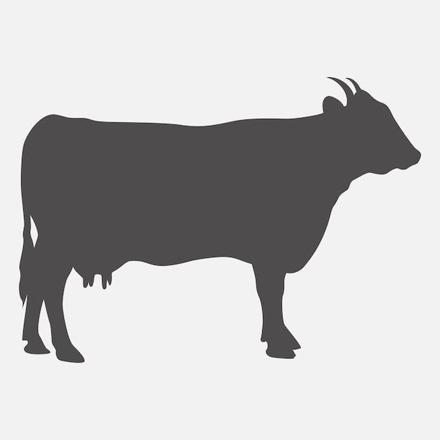 Вектор Икона вектора коровы