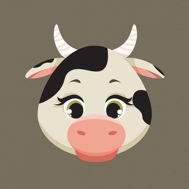 Vector cow