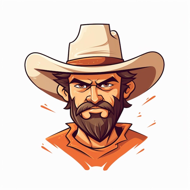 Cowboy cartoon vector