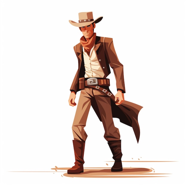 Cowboy cartoon vector