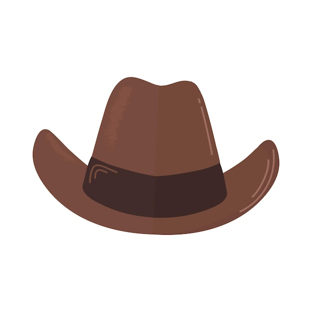 Cowboy hat hand drawn icon clipart avatar logotype isolated vector illustration