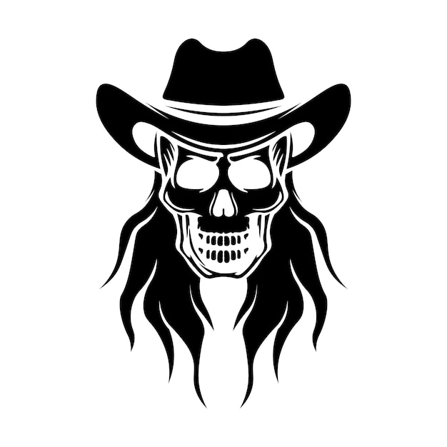 Cowboy hat logo icon vector design template