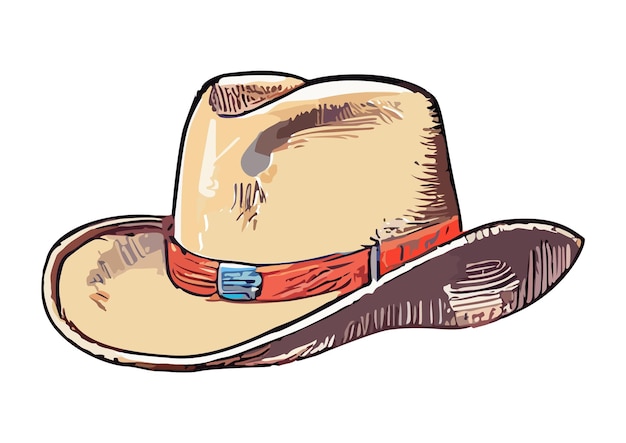 Cowboy hat vector illustration