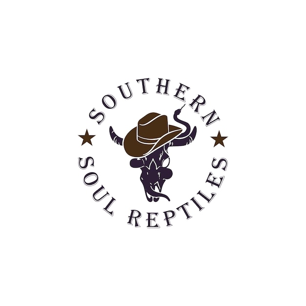 Vector cowboy hat vector logo design