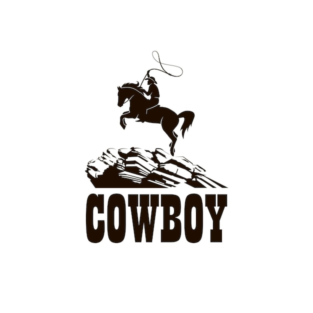 Cowboy silhouet illustratie