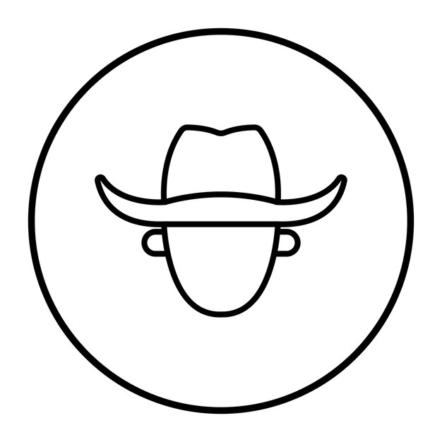 Vector cowboy vector illustration